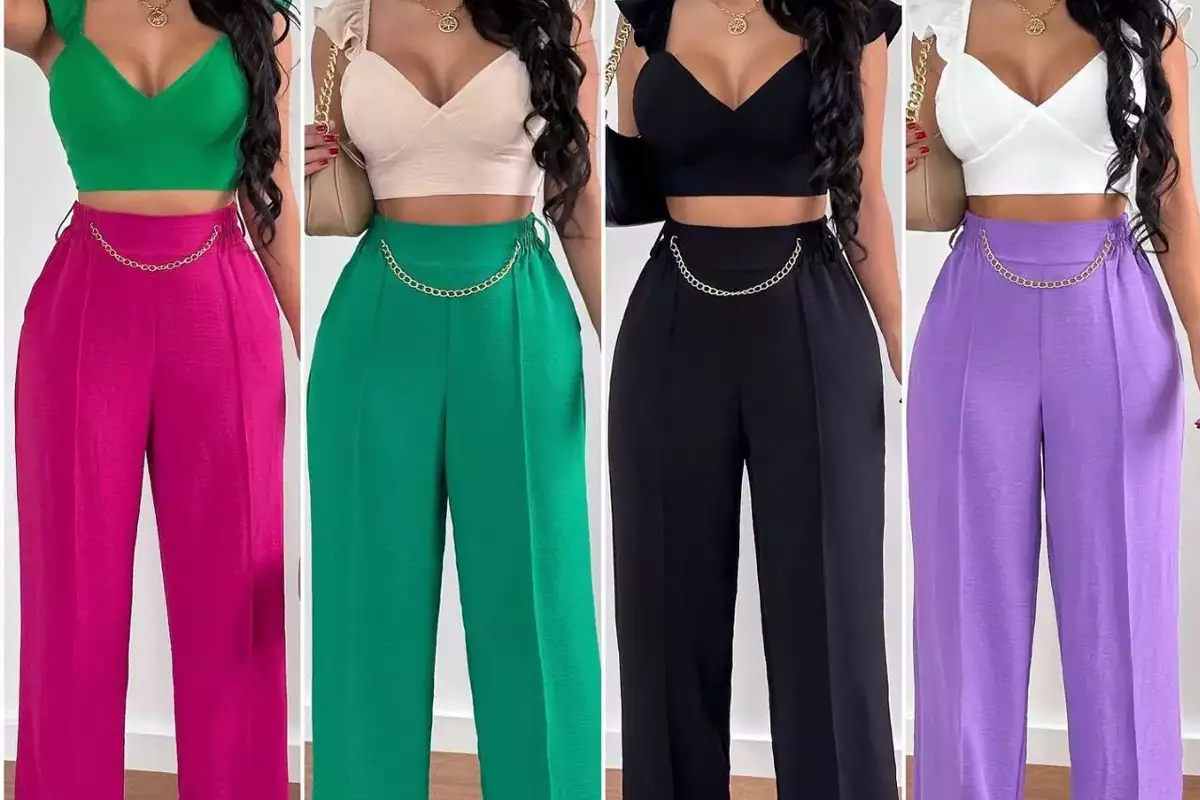 Transformando seu visual com um elegante look com calça pantalona