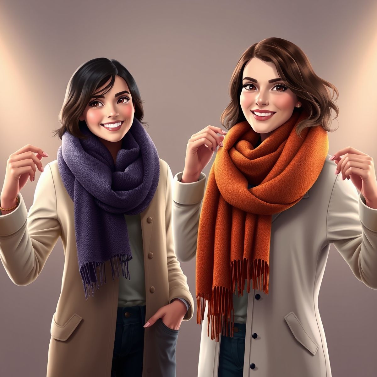 Como usar cachecol: Tendências de Moda e Beleza Outono/Inverno 2025